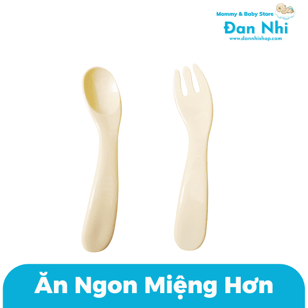 Bộ Chén Muỗng Ăn Dặm Trẻ Em Inochi Amori Chính Hãng - Image 3