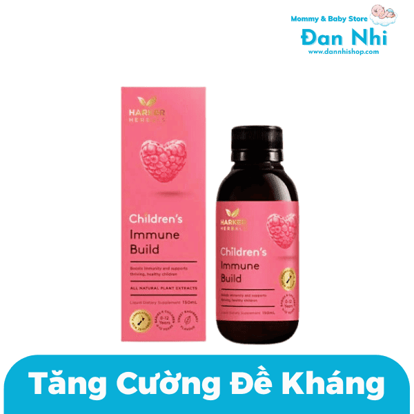 Siro Harker Hồng Hỗ Trợ Tăng Đề Kháng Children's Immune Build Harker 150ml