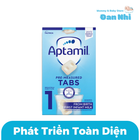 Sữa Aptamil Nội Địa Anh Dạng Thanh 24G Cho Bé Từ 0 - 12 Tháng - Image 2
