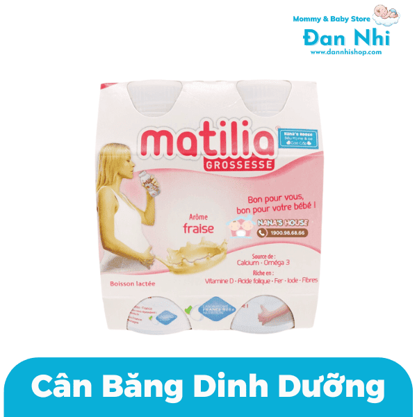 Sữa Bầu Matilia Pháp Đủ Vị (Lốc 4 chai x 200ml) - Image 3