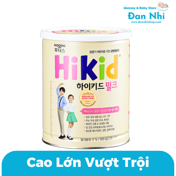 Sữa Dê Hikid Hàn Quốc 700g (trẻ từ 1-9 tuổi)