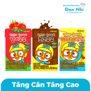 Sữa Nước Dinh Dưỡng Pororo F&B 140ml Hàn Quốc Cho Bé Từ 1 Tuổi