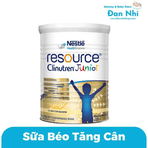 Sữa Béo Clinutren Nga 400G Cho Bé từ 1 Tuổi Trở Lên