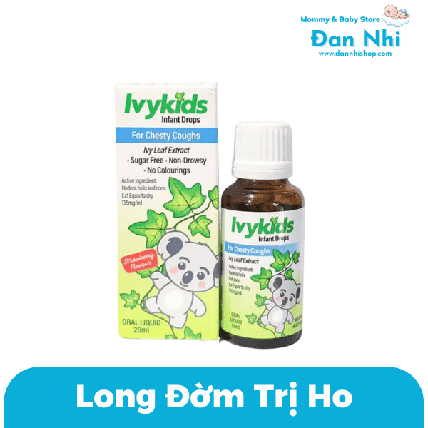 Tinh Chất Ho Ivy Kids Úc 20ml Cho Trẻ Sơ Sinh Và Trẻ Nhỏ
