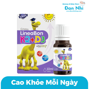 Vitamin K2 + D3 LineaBon Hỗ Trợ Hấp Thụ Canxi